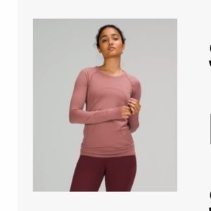 Lululemon long sleeve swiftly tech size 18